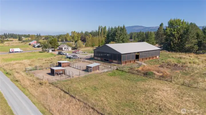 View from the southwest corner of the property.