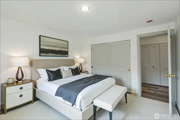 Virtually Staged Bedroom 1