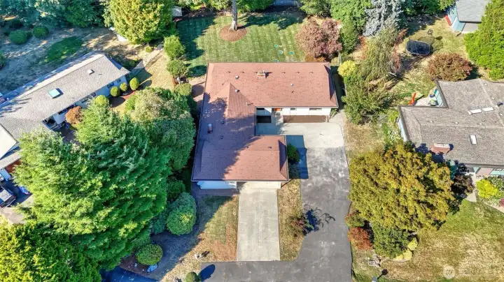 Enjoy lush mature greenery for maximum privacy.