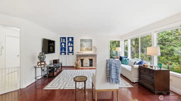 The finished work is outstanding along with the the gleaming hardwood floors.