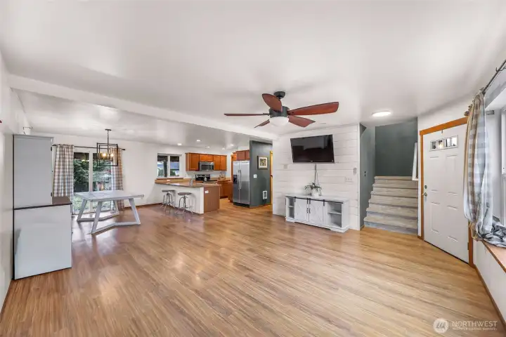 main floor open plan