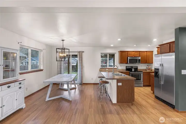 main floor open plan