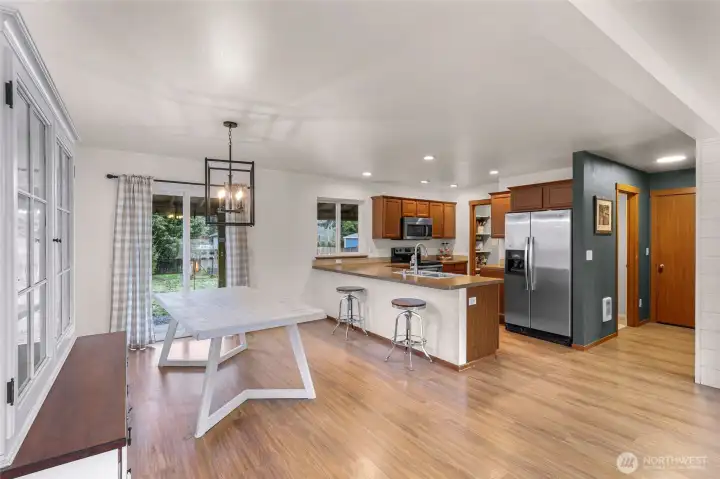 main floor open plan