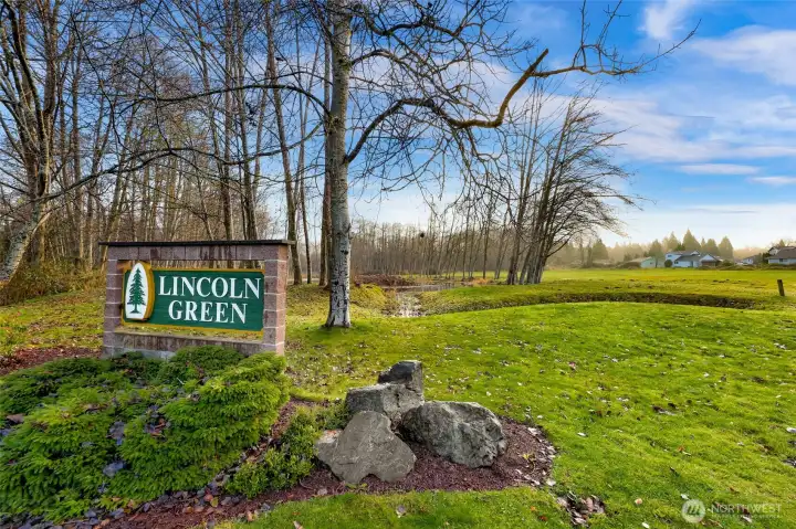 Across the street Lincoln Greens park