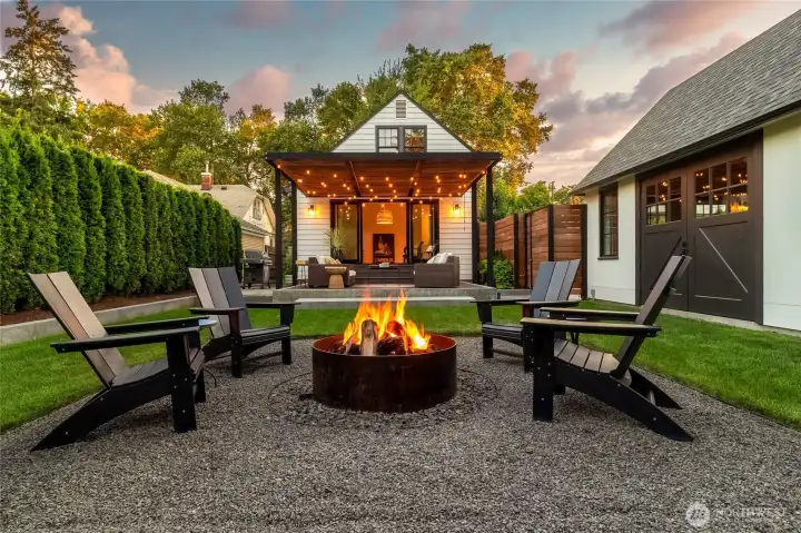 View from the back yard toward the Home