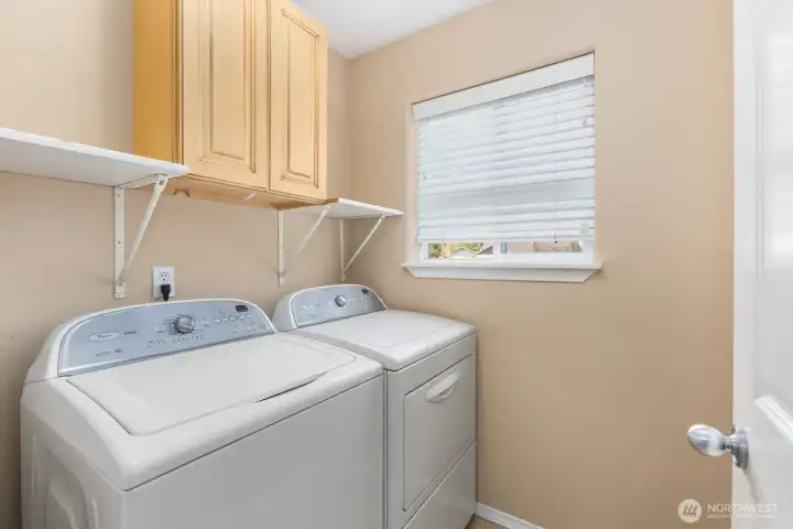 Main floor laundry room.
