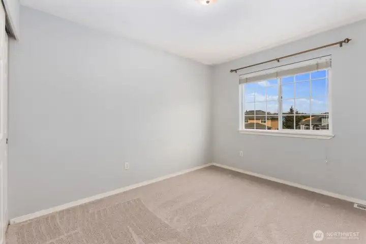 Bedroom #3 facing the front of the house.