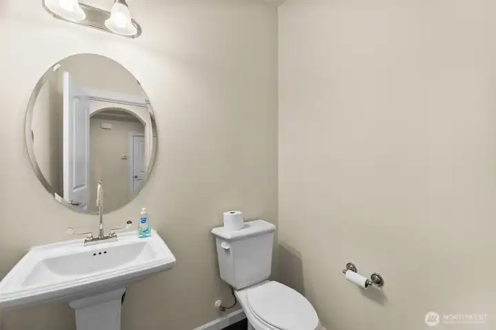 Half Bathroom downstairs.