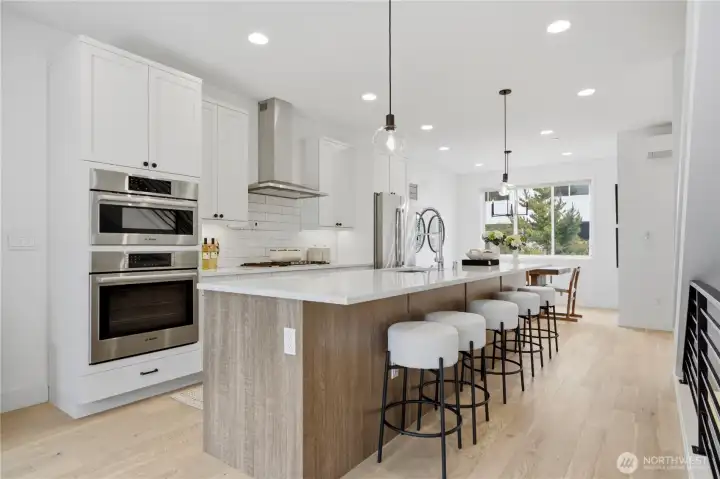 Expansive Kitchen Island