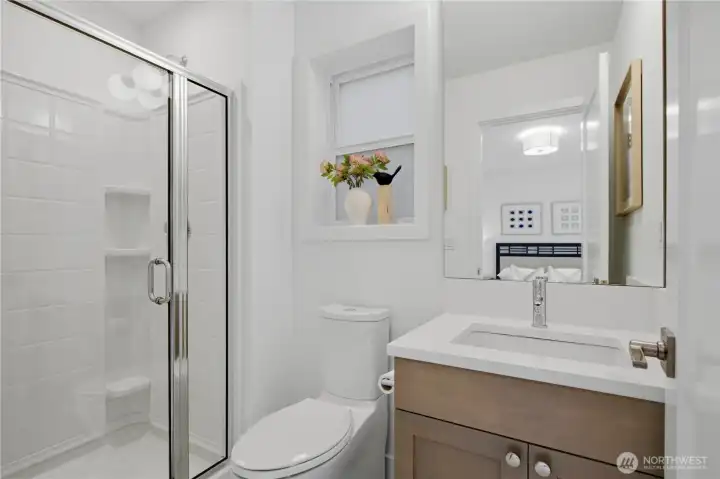 3rd bathroom on 1st floor