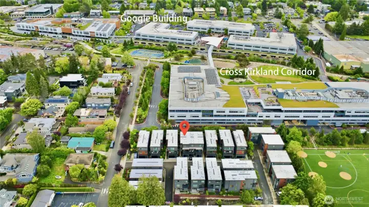 Walk to Cross Kirkland Corridor & Google campus