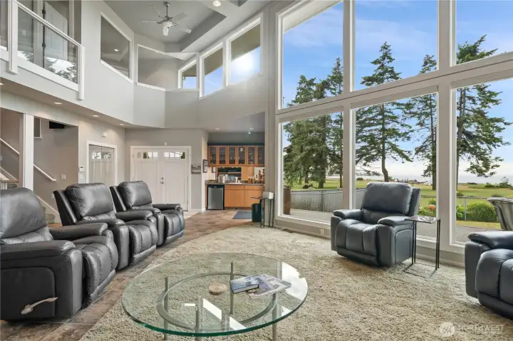 Open floorplan for light & views.