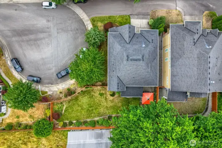 Arial Back Yard
