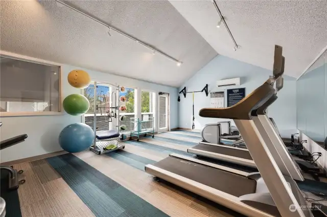 Workout room upstairs