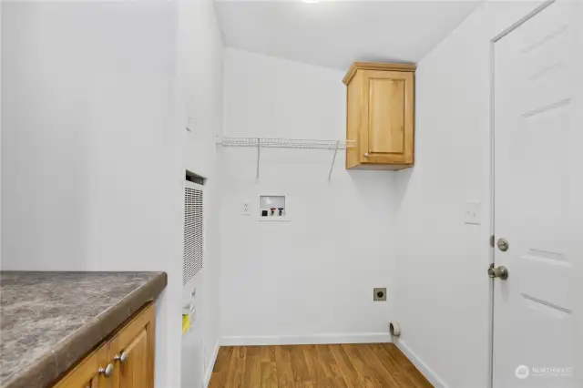 Laundry room.