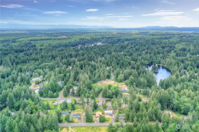 Drone neighborhood shot.