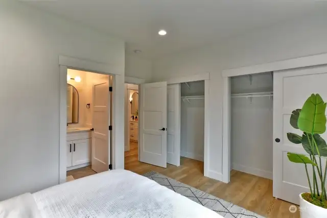 Double closets in the Primary Bedroom are a plus.