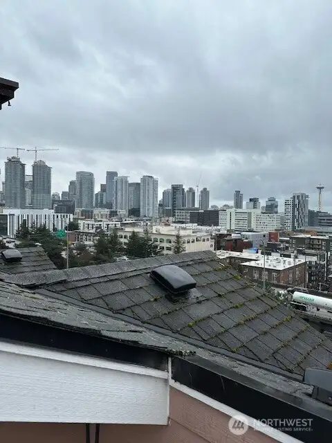 Top deck view to city