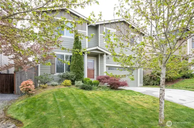 Low-maintenance landscaping.