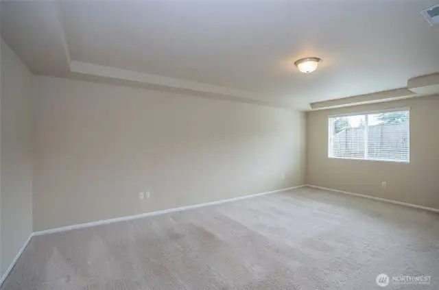 Primary suite with room to relax and unwind