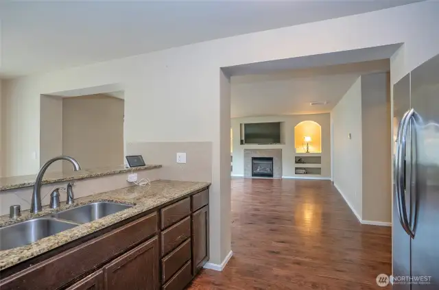 Cook and connect with ease thanks to the open kitchen-to-family room design—ideal for hosting.