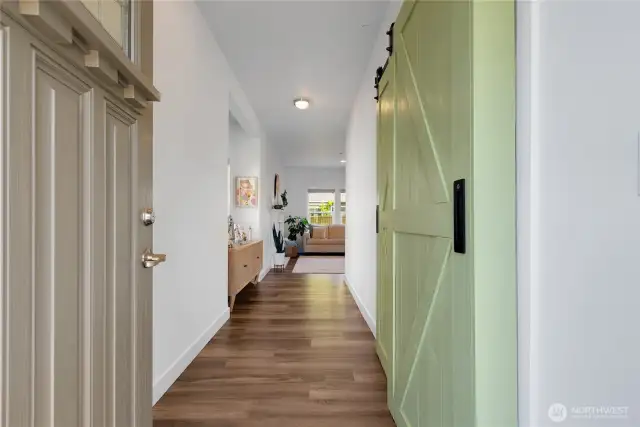 Open entry way.