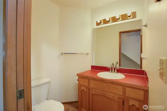 Downstairs half bath