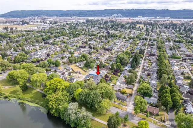 Close to schools, hospital, churches and downtown