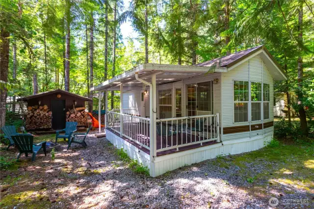Covered porch