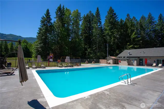 There are two pools and two clubhouses