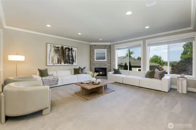 Living roo/at great room concept