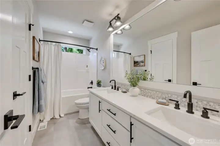 Photos of furnished model home on Lot 18 of same plan. No two homes are alike. Color selections and details will vary. Ask for details