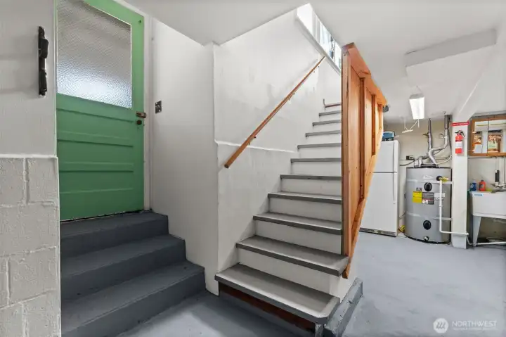 Basement with exterior access
