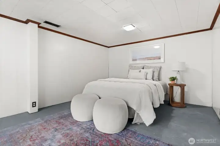 3rd Bedroom in basement
