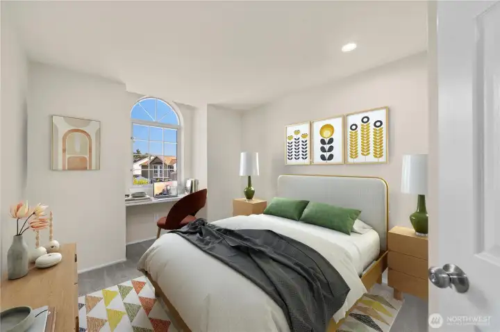 Virtually staged - Bedroom #3