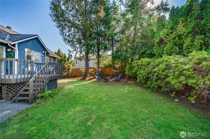 Backyard area for kids and your pets activities