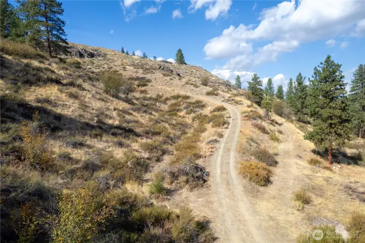 Driveway up to the vista!