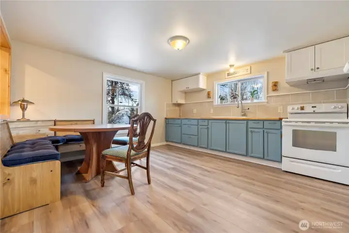 Ample cupboard space