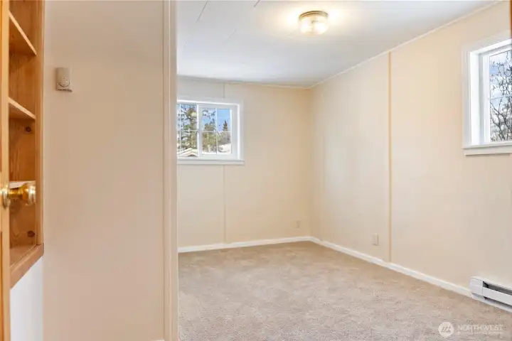 Bdrm #1 looks out to the side and backyard