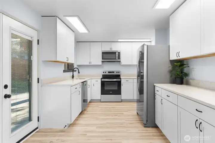 The new lights have three different settings.