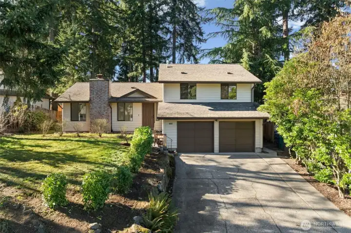 This home is tucked up and away from the road, giving you additional privacy.