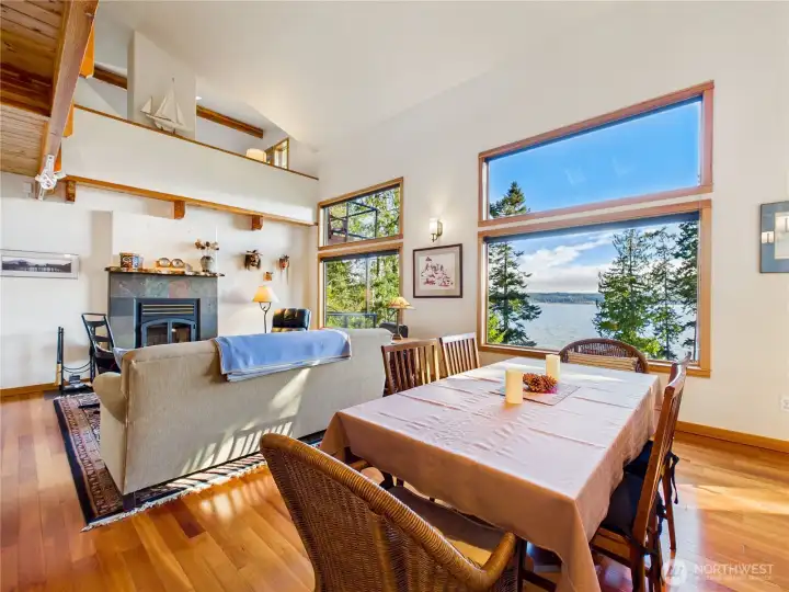 Upstairs on the main level