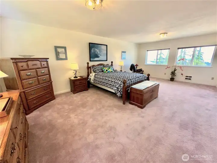 Huge Primary Suite with incredible view - with full Bath attached.