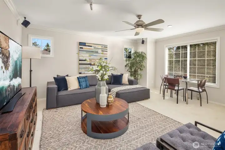 An upstairs bonus room.