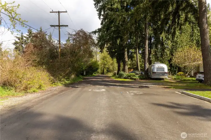 A closer look as we move down 118th Ave SE - Property is located on the Left. Lot begins approximately at the end of the pavement.
