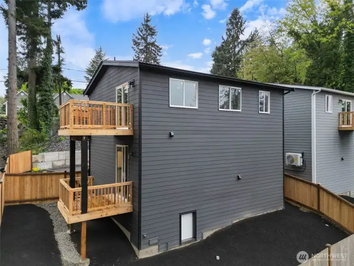 Two decks to enjoy plus a fully fenced yard.