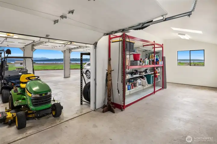 Check out the spacious shop—perfect for staying organized, tackling projects, storing gear, and enjoying a place to tinker and create.