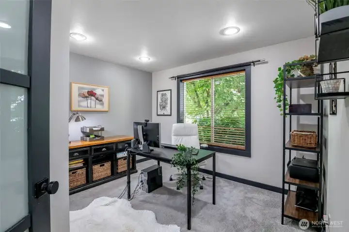 Office on main floor.