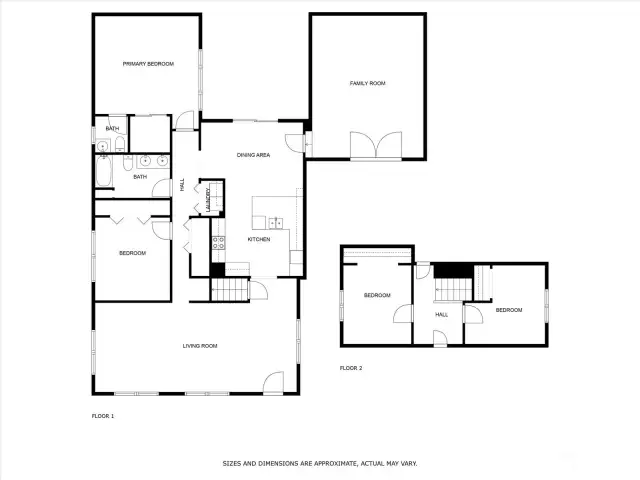 floorplan. permits for additions + garage available