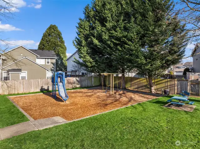 Playground Located Nearby Condo Building